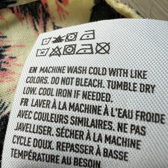 AE American Eagle Outfitters Palm Print Casual Button Up Shirt Mens Medium - Picture 10 of 12